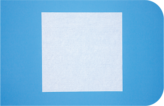 A flat 2-D view of Saturix nonwoven polyester cellulose cleanroom wipes.