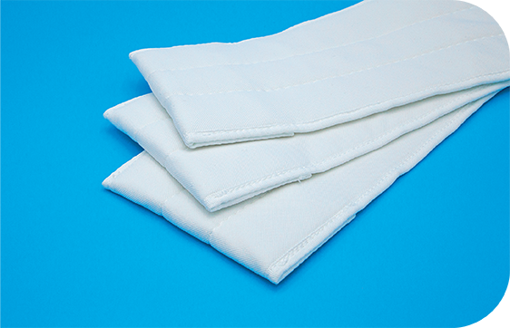 Medium weight pocket mops that offer high absorbency and coverage for enhanced worker efficiency.